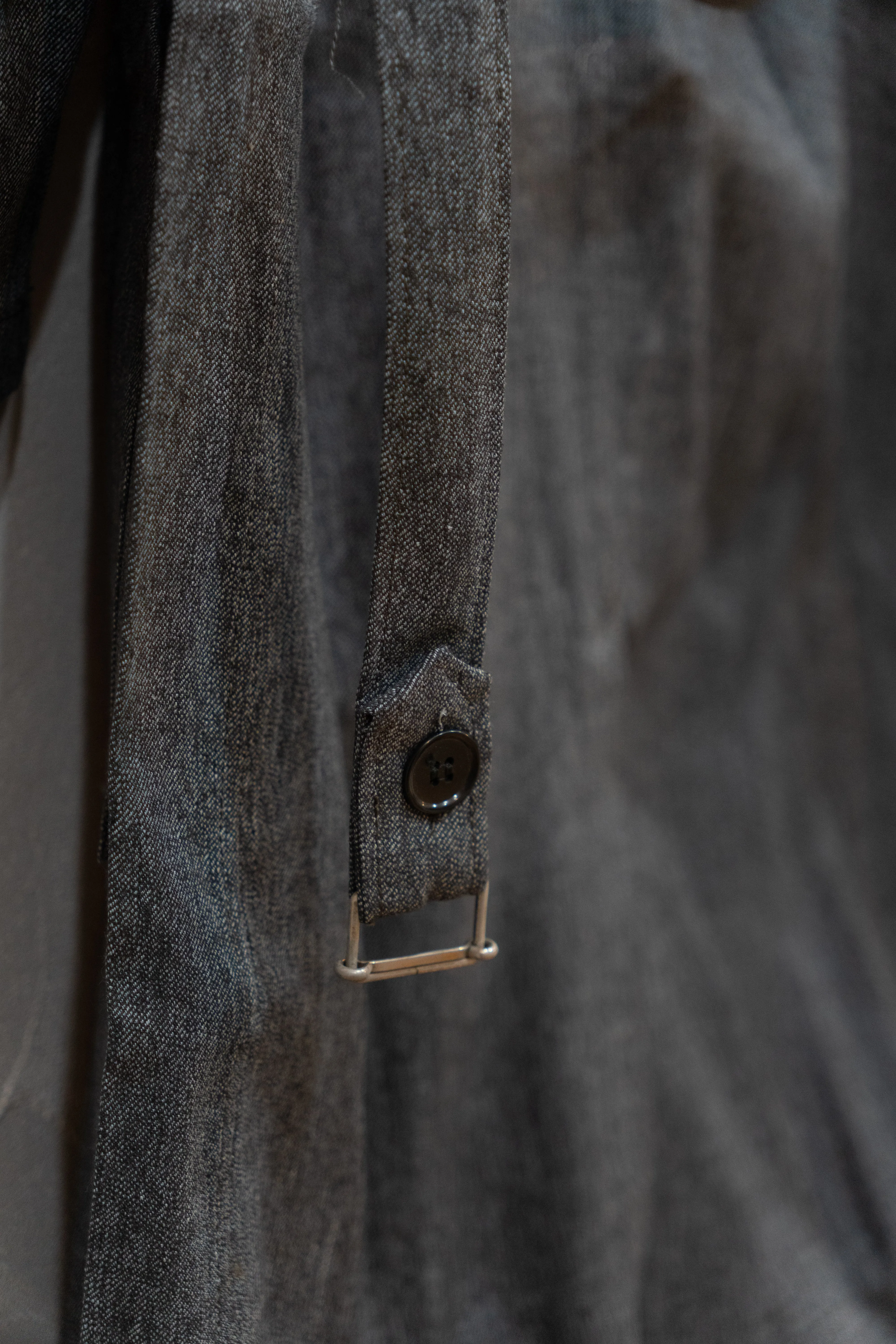 50-60s Black Chambray AtelierCoat "AU MOLINEL" DEAD STOCK