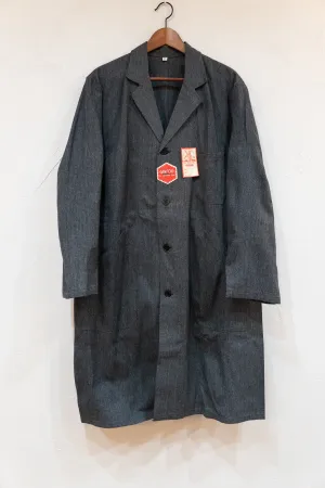 50-60s Black Chambray AtelierCoat "AU MOLINEL" DEAD STOCK