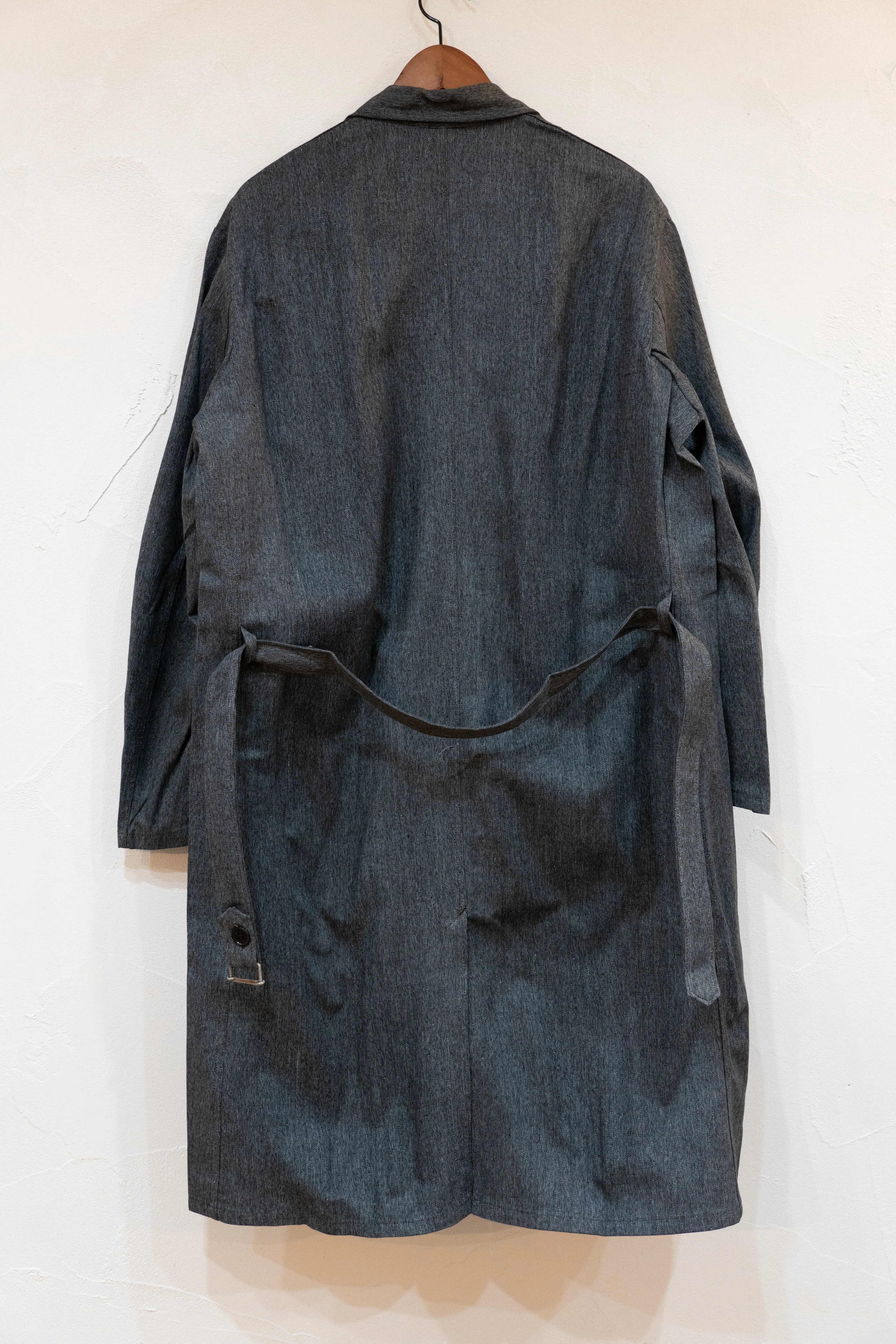 50-60s Black Chambray AtelierCoat "AU MOLINEL" DEAD STOCK