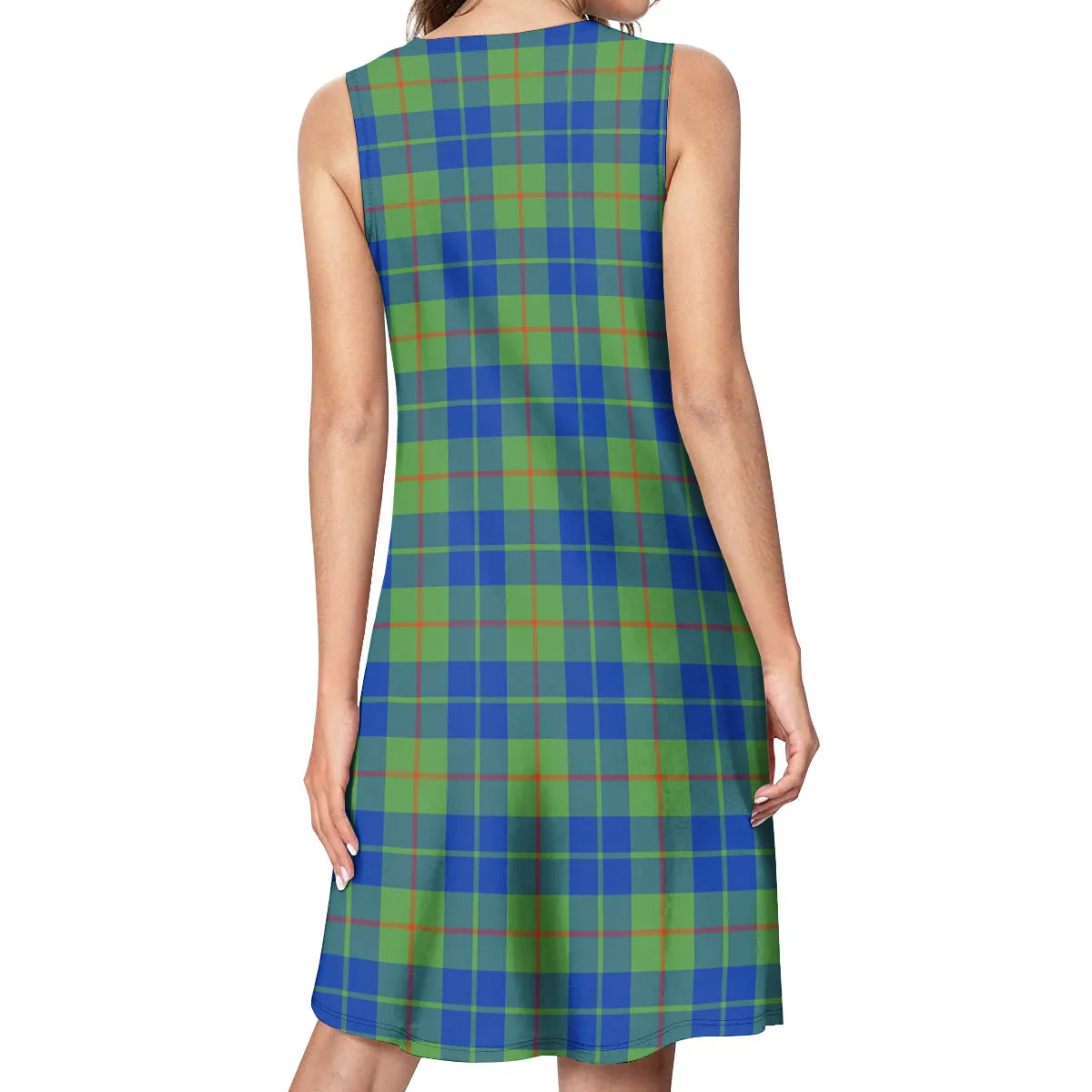 Barclay Hunting Ancient Tartan Womens Casual Dresses