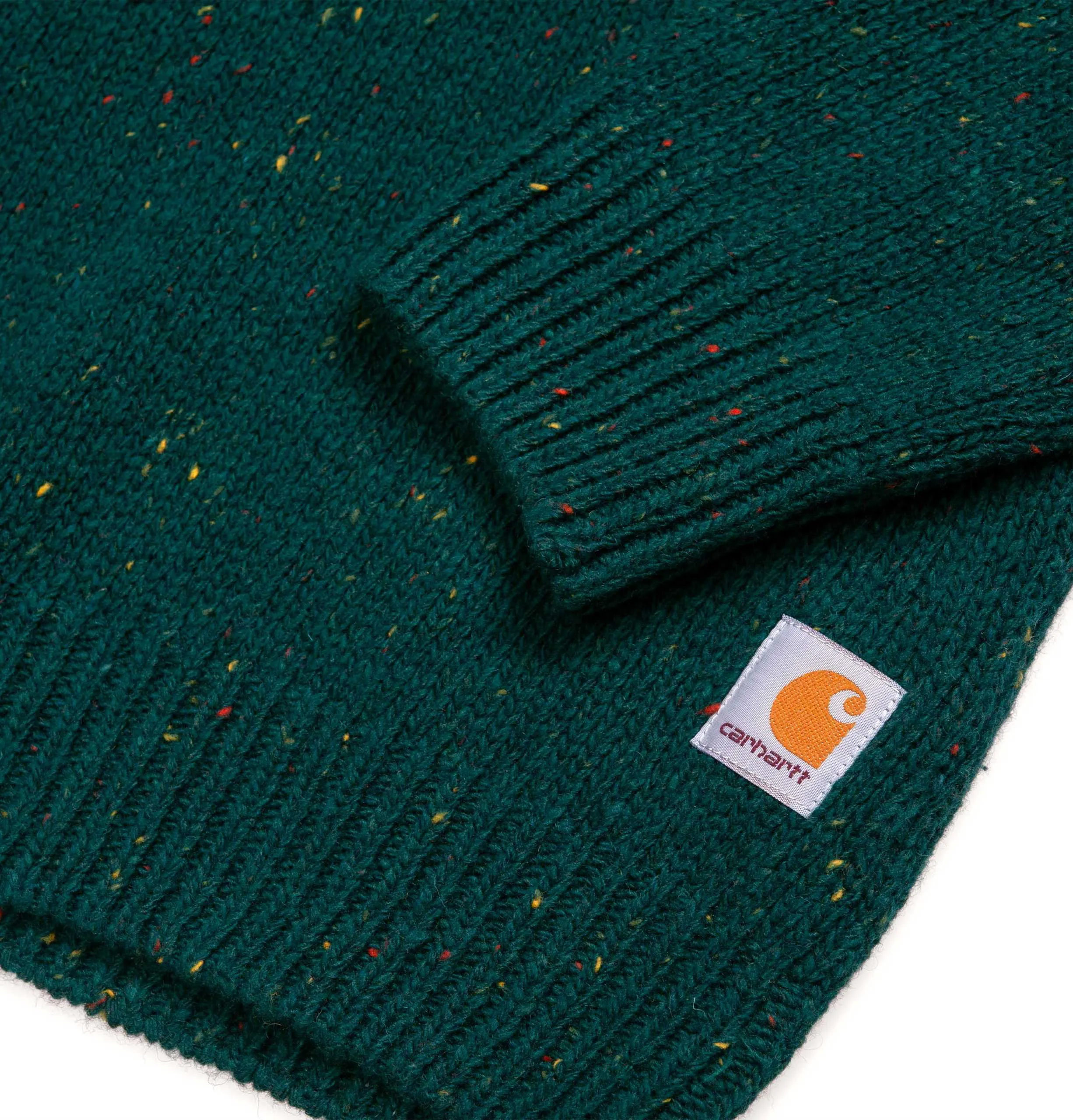 Carhartt WIP Anglistic Sweater – Dark Fir Heather