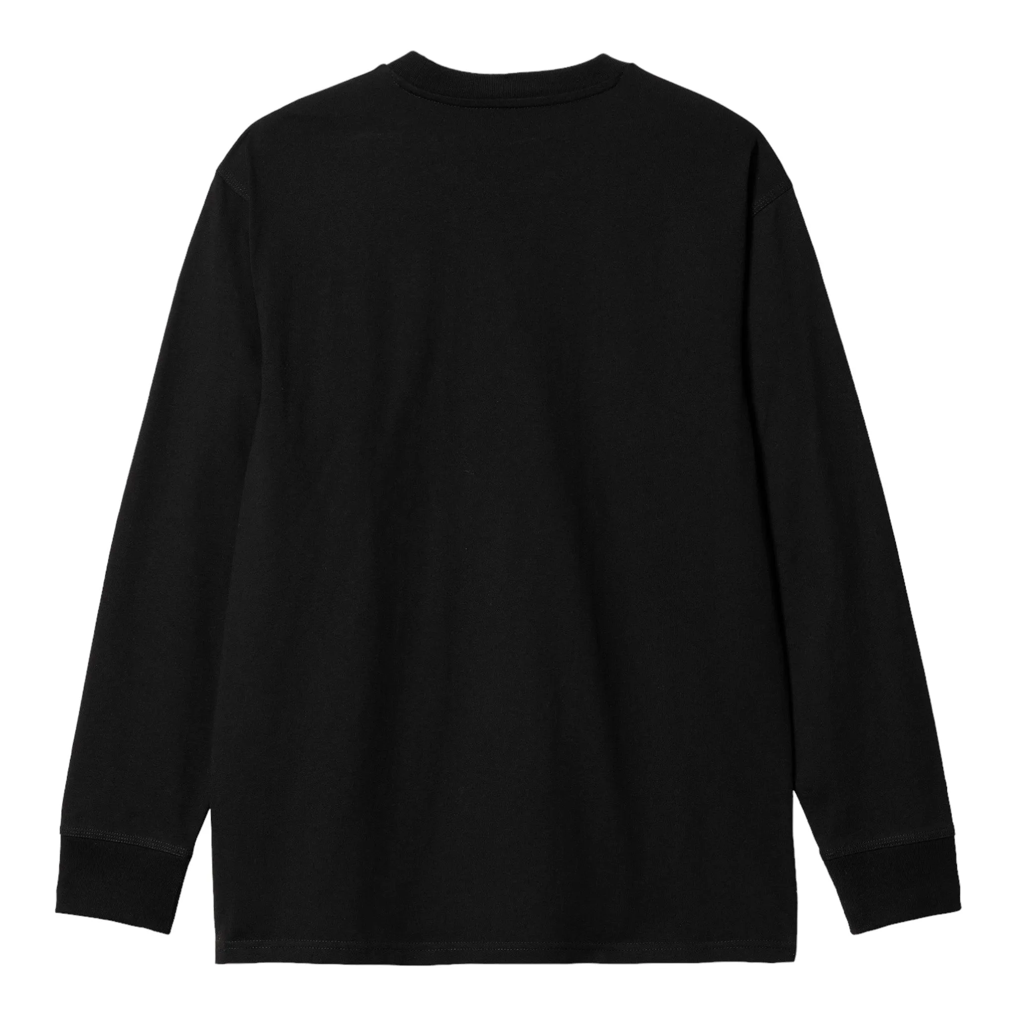 Carhartt WIP L/S American Script T-Shirt - Black
