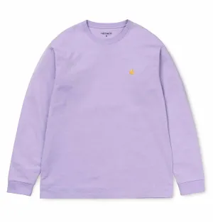 Carhartt WIP L/S Chase T-Shirt – Soft Lavender