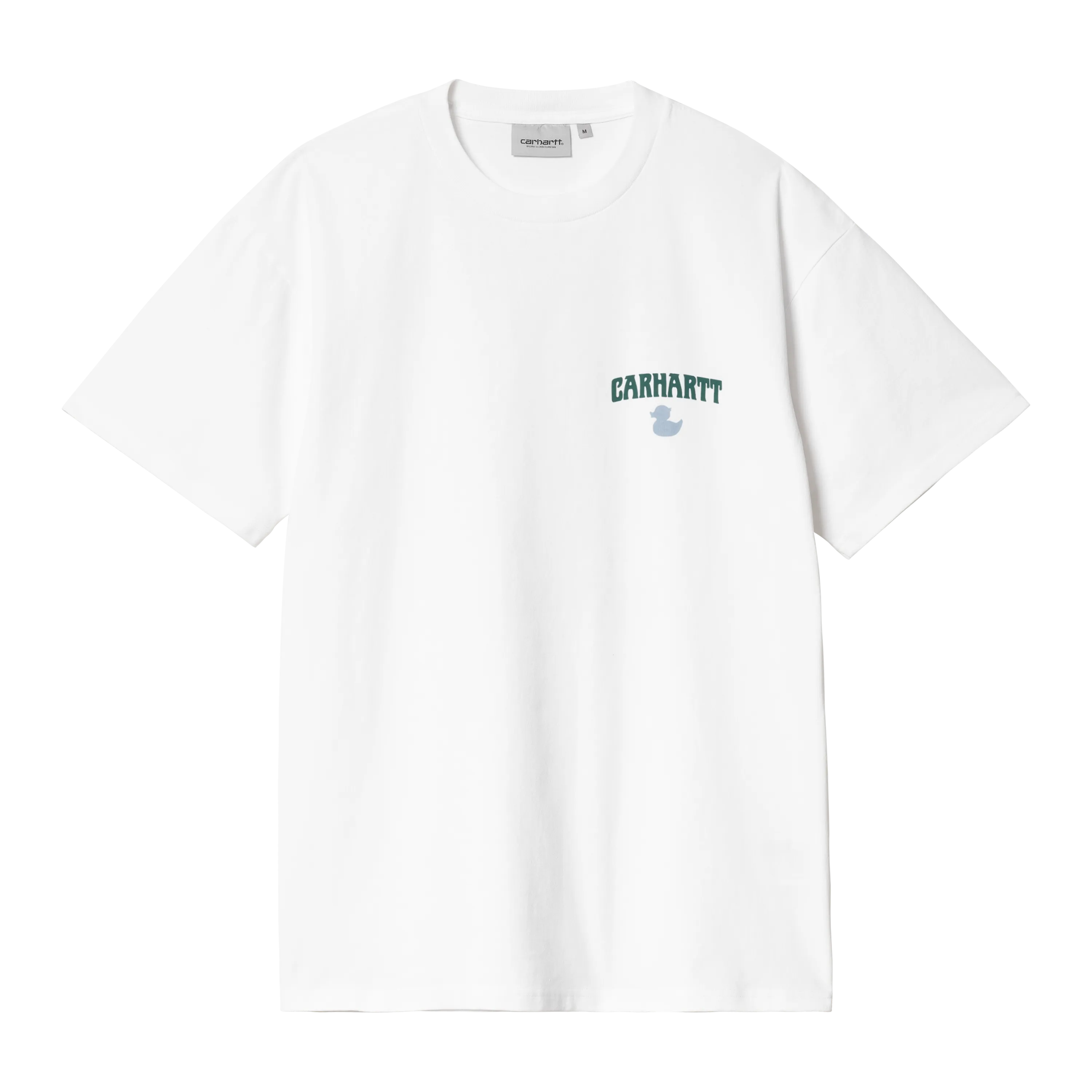 Carhartt WIP S/S Duckin' T-Shirt - White Garment Dyed