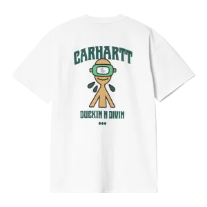 Carhartt WIP S/S Duckin' T-Shirt - White Garment Dyed