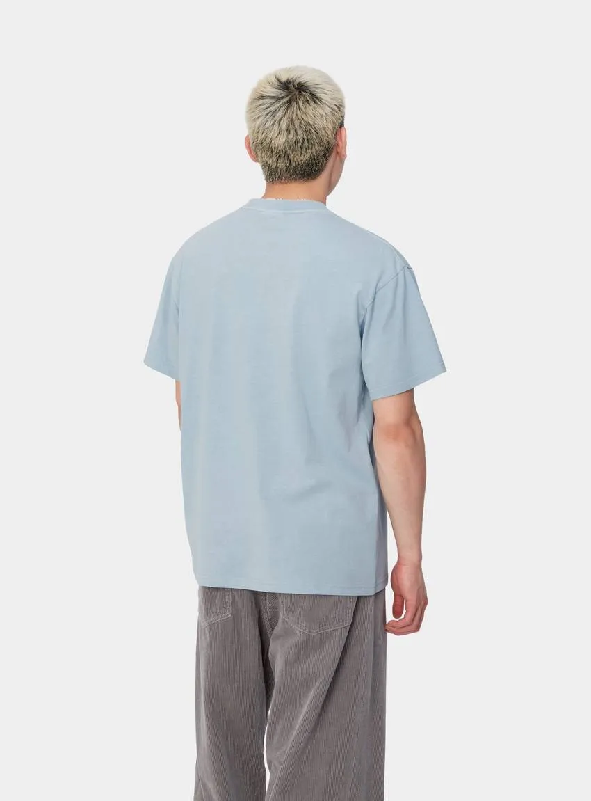 CARHARTT WIP S/S Duster Script T-Shirt Misty Sky