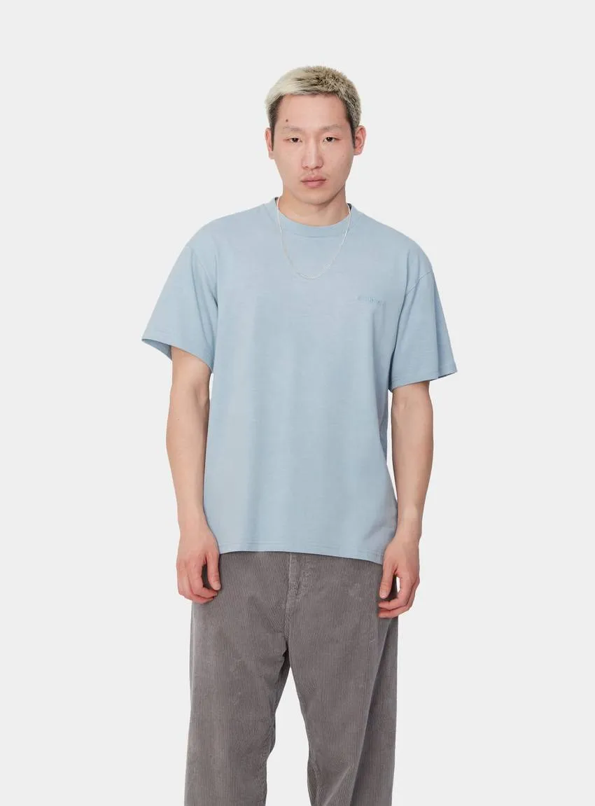 CARHARTT WIP S/S Duster Script T-Shirt Misty Sky