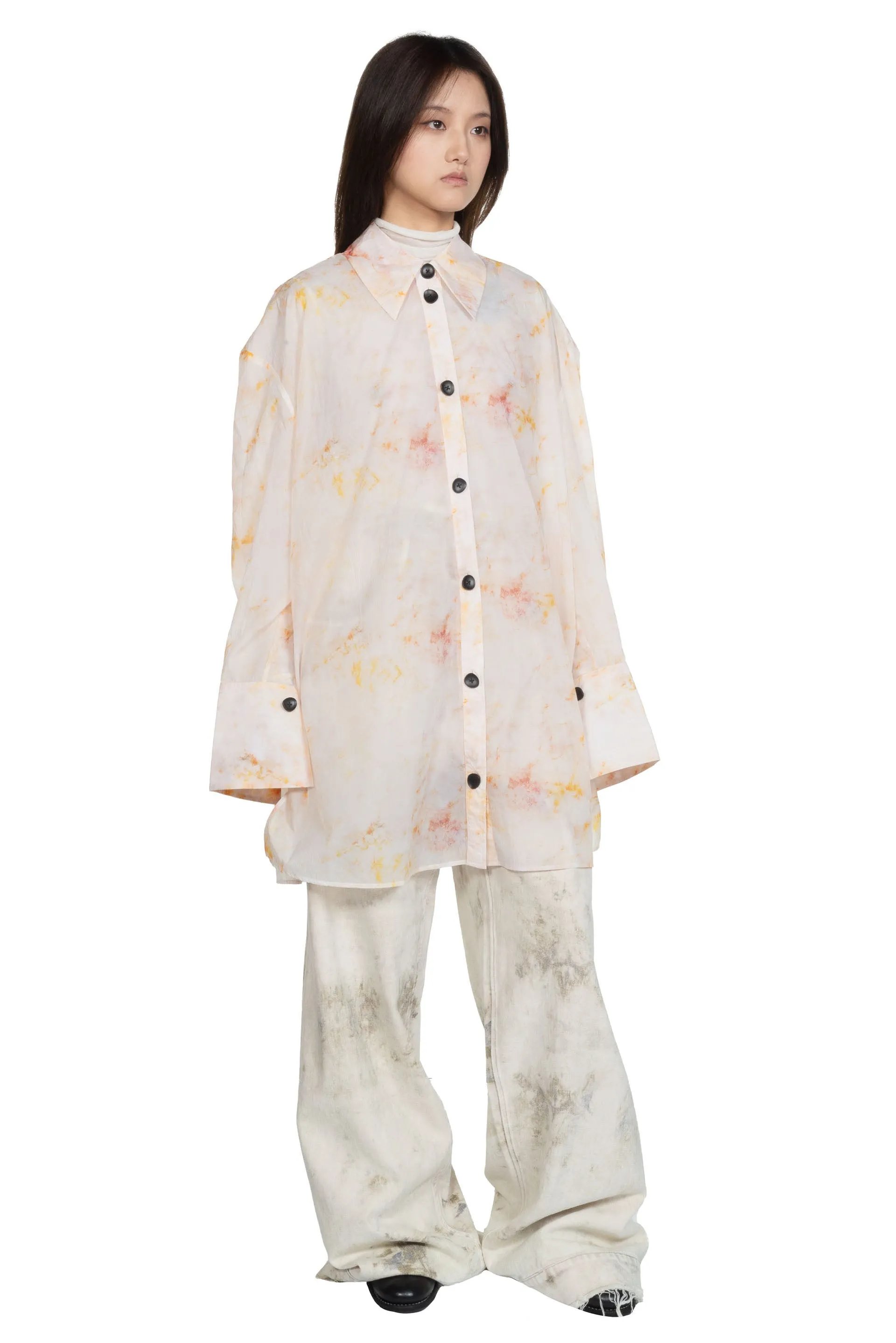 Cotton Chemise Oversize Vanilla Cream