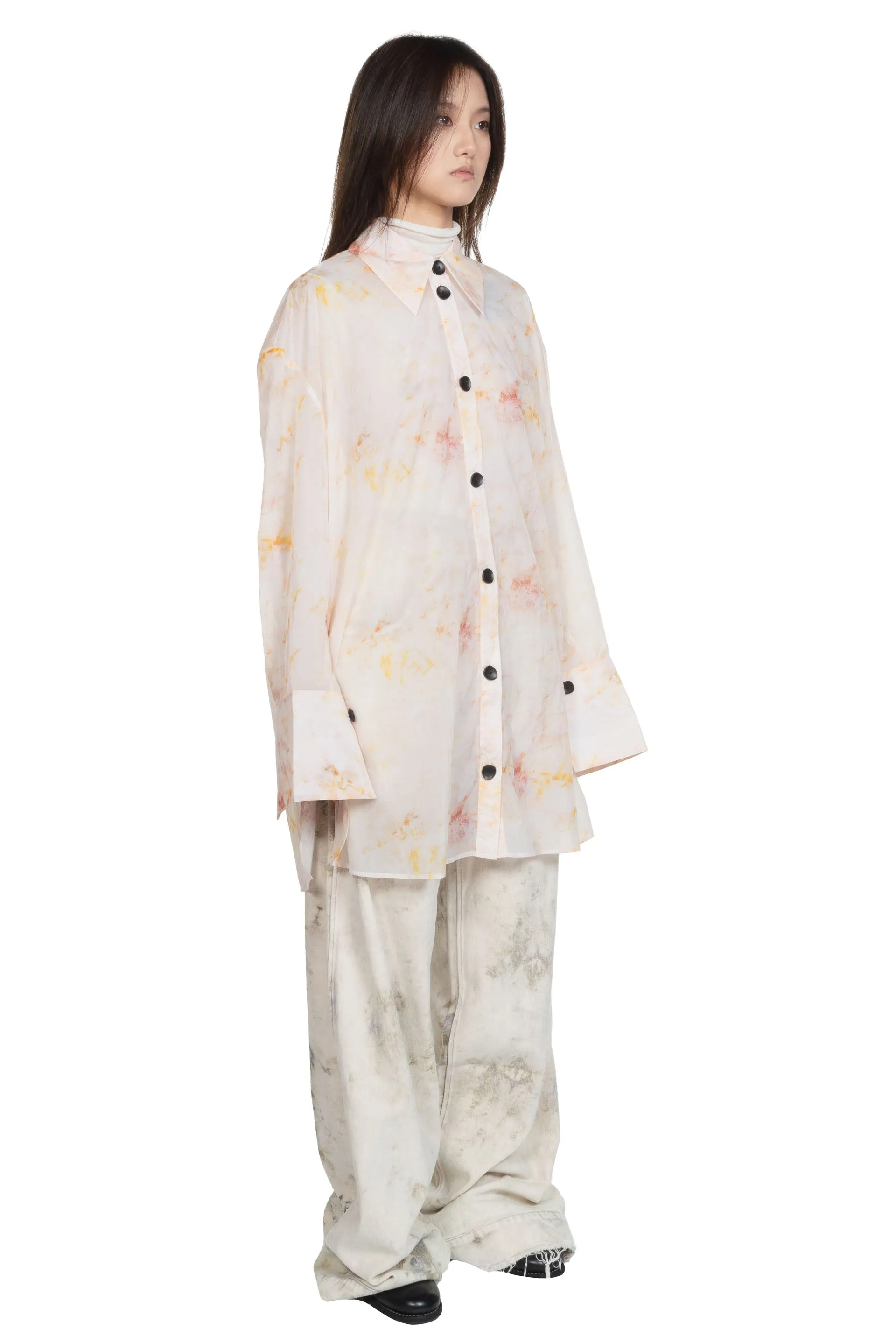 Cotton Chemise Oversize Vanilla Cream