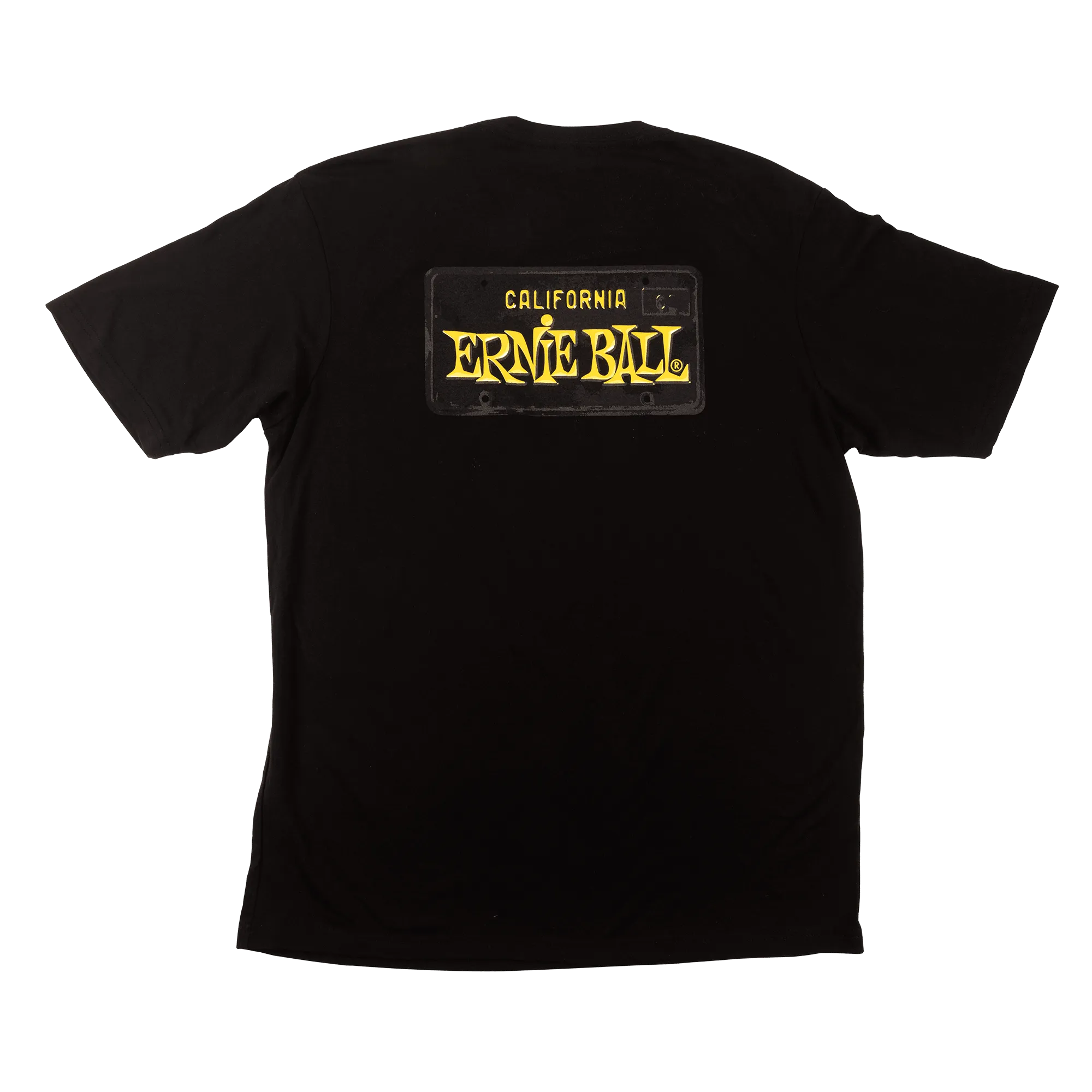 Ernie Ball Ca License Plate T-Shirt 2X