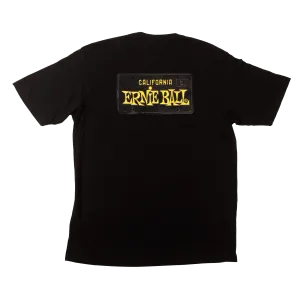 Ernie Ball Ca License Plate T-Shirt 2X