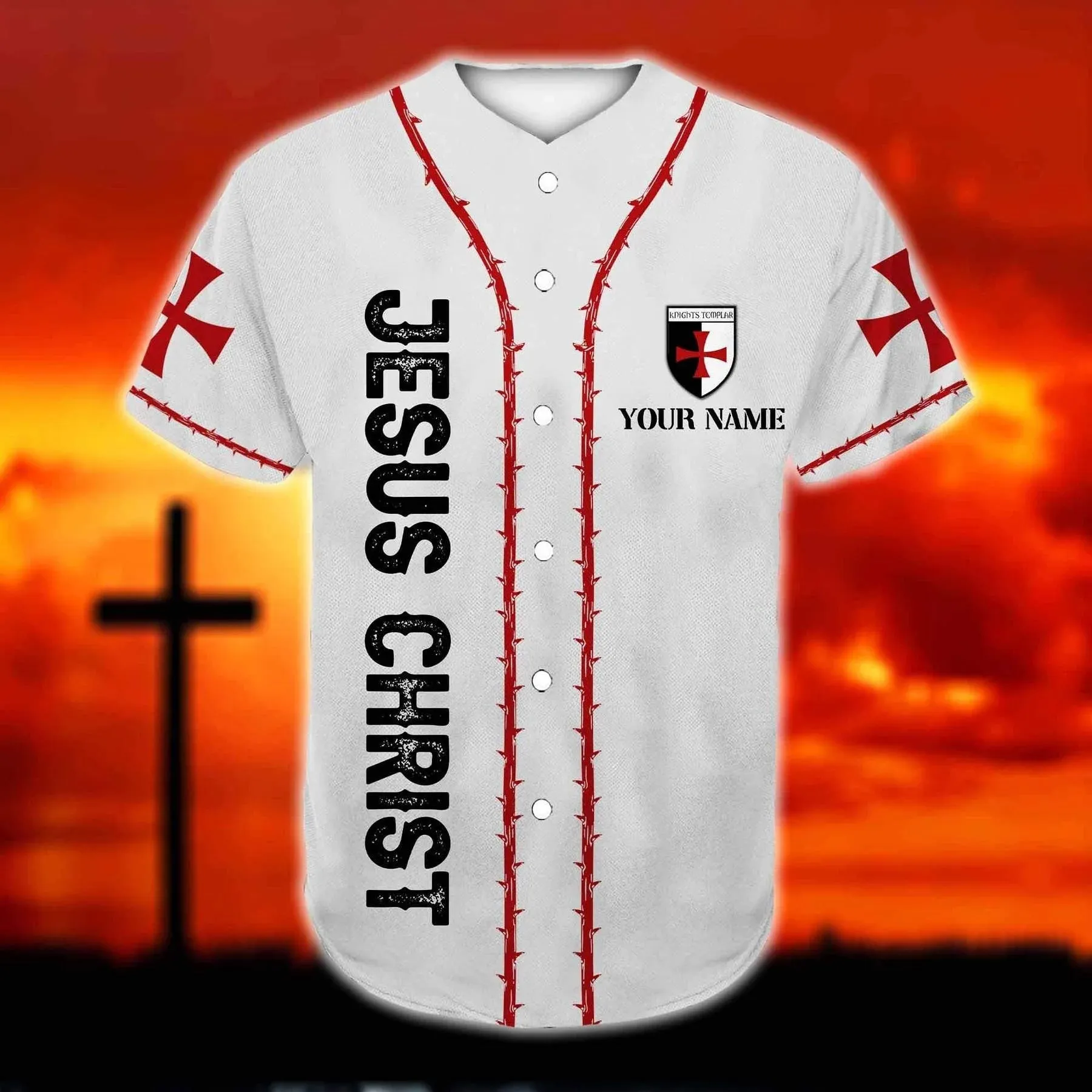 God Hug Baseball Jersey - God Is Love Custom Printed 3D Baseball Jersey Shirt For Men Women