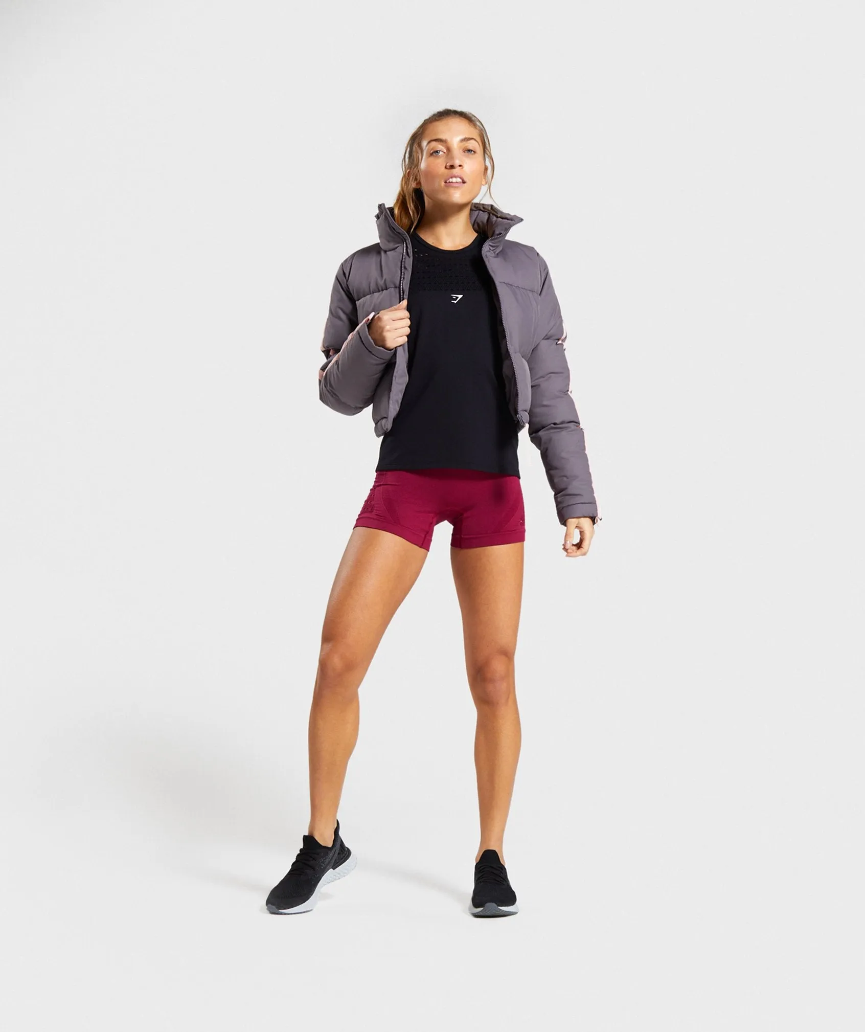 Gymshark Energy  Seamless Loose Vest - Black