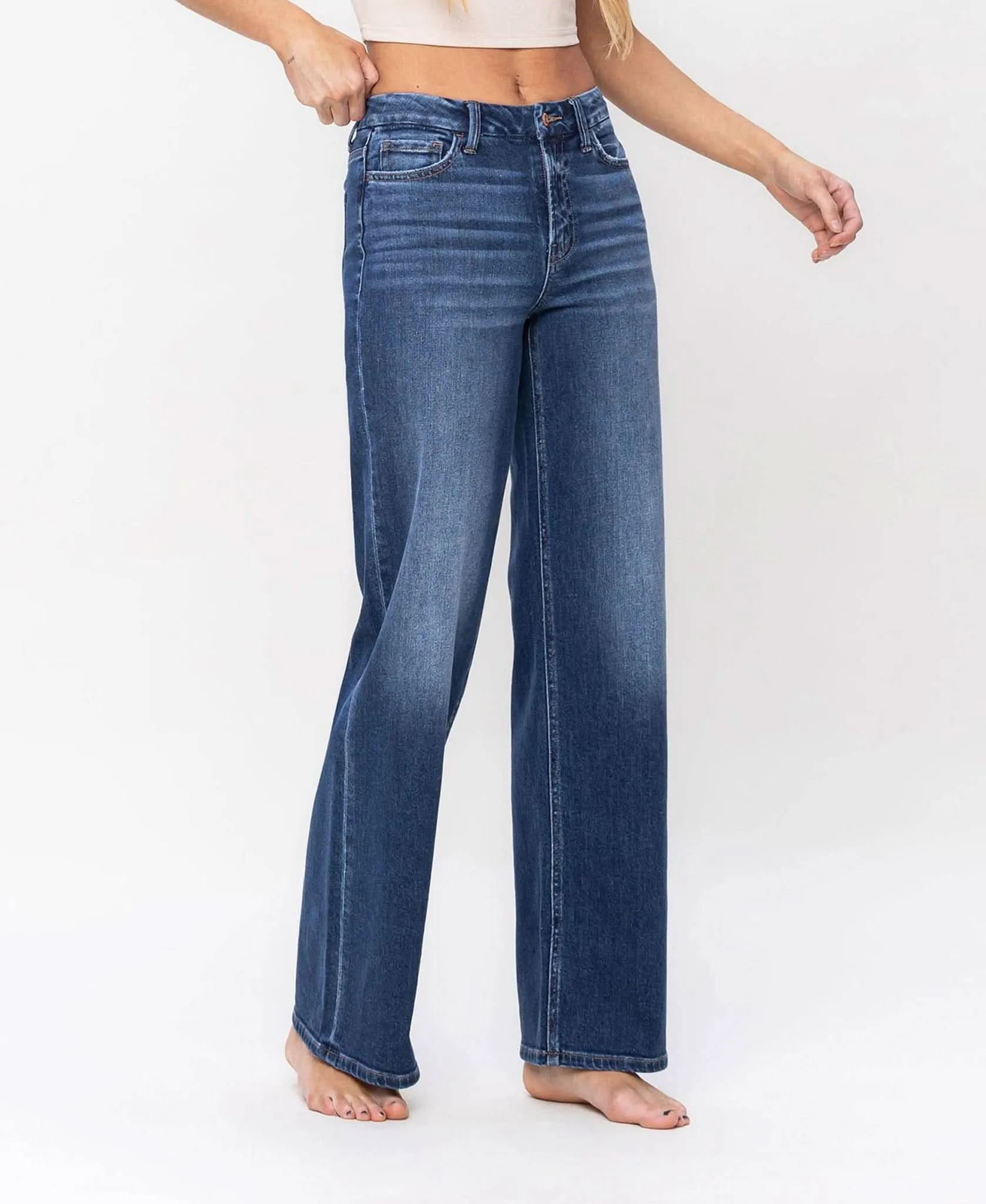 High Rise Loose Fit Jeans