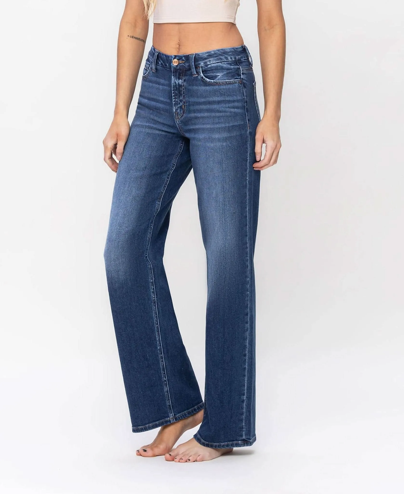 High Rise Loose Fit Jeans