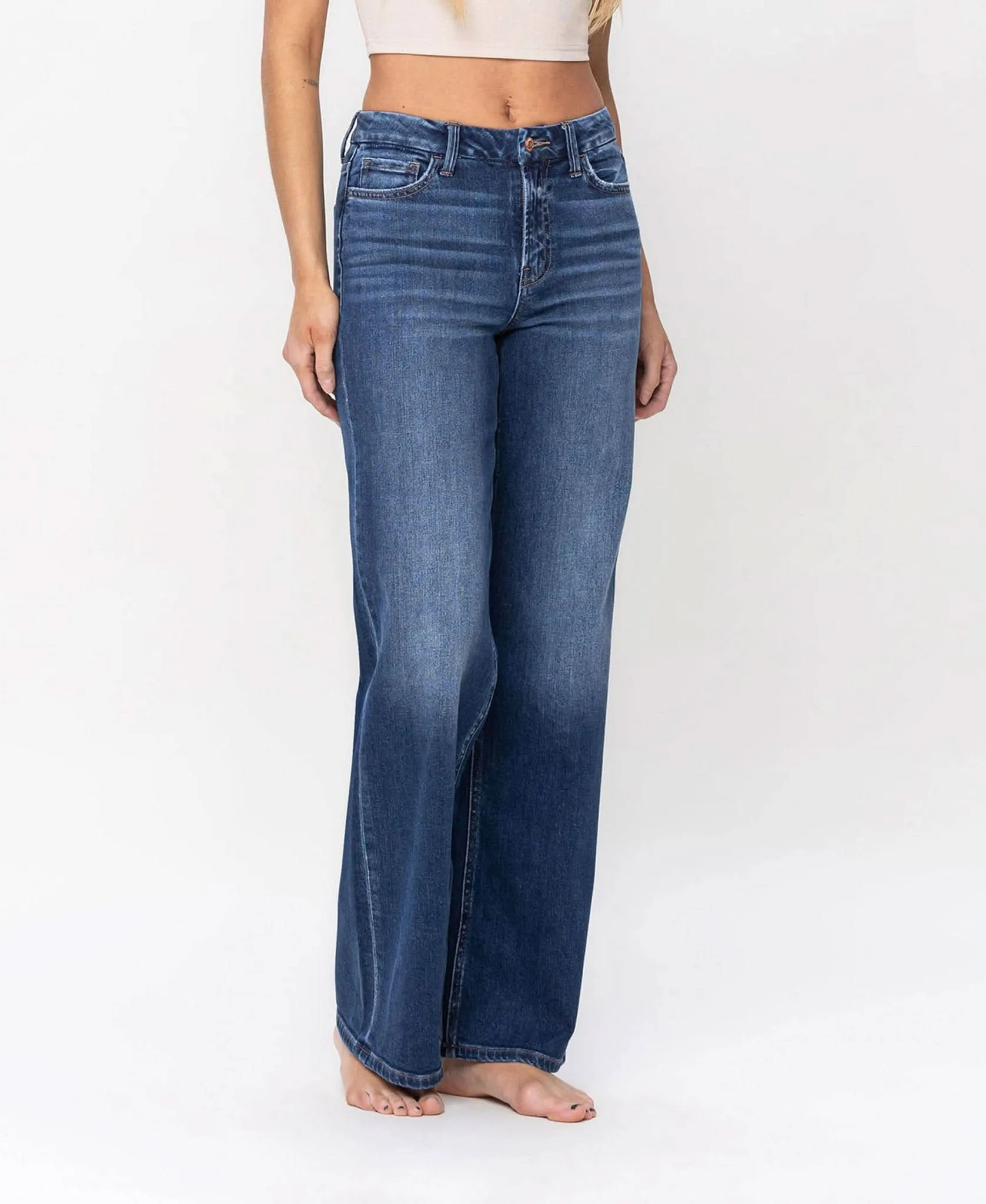 High Rise Loose Fit Jeans
