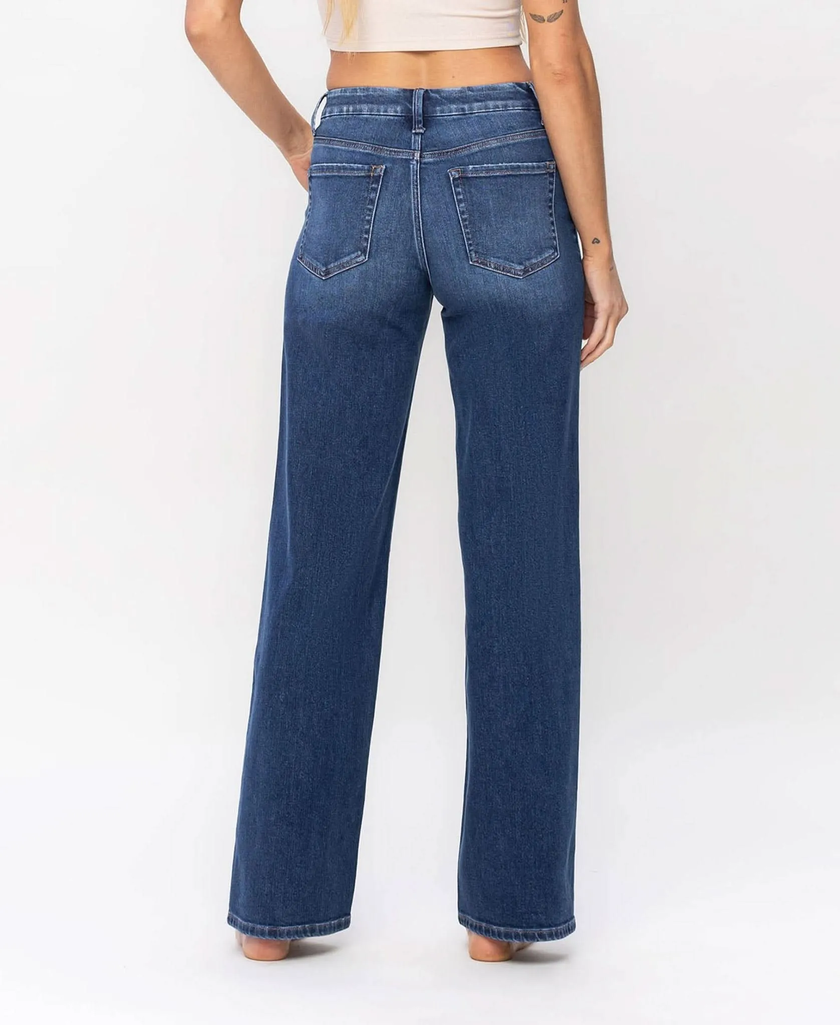 High Rise Loose Fit Jeans