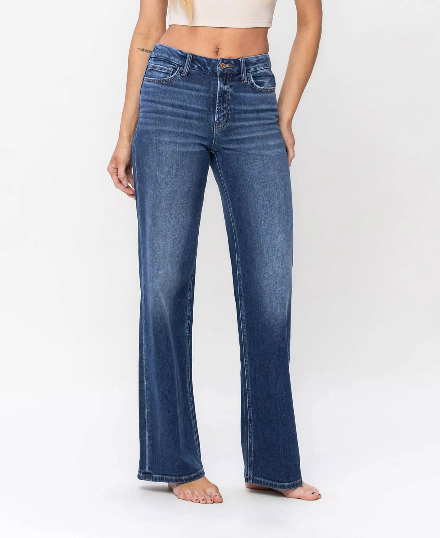 High Rise Loose Fit Jeans