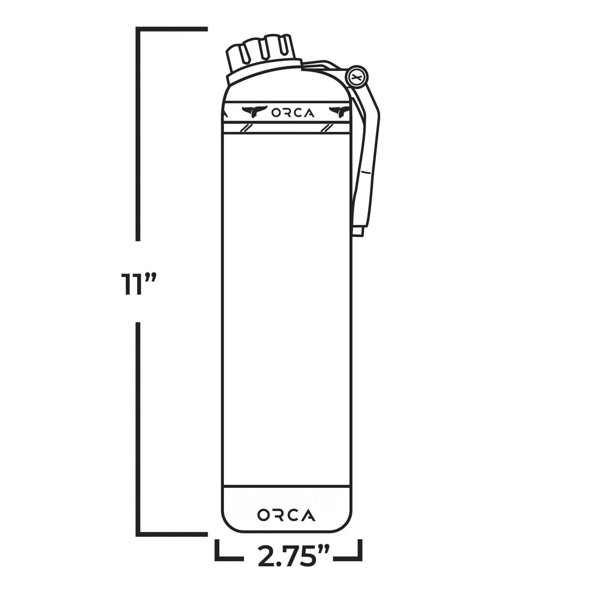 Hydra™ 22oz Black