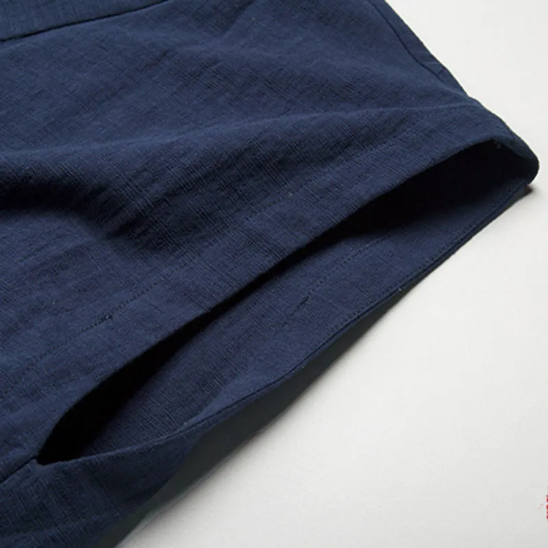Japanese Style Large Slanted Breasted Waistcoat Vest Loose Thin Cotton Linen Vest