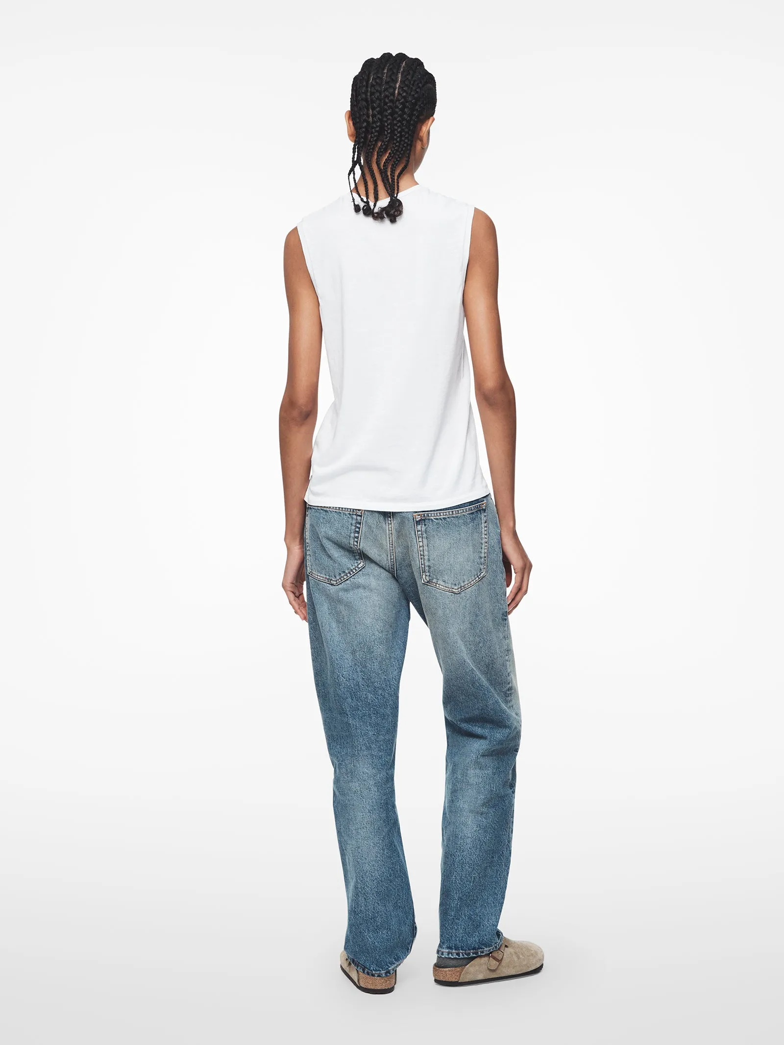 Loose Jean in Light Worn