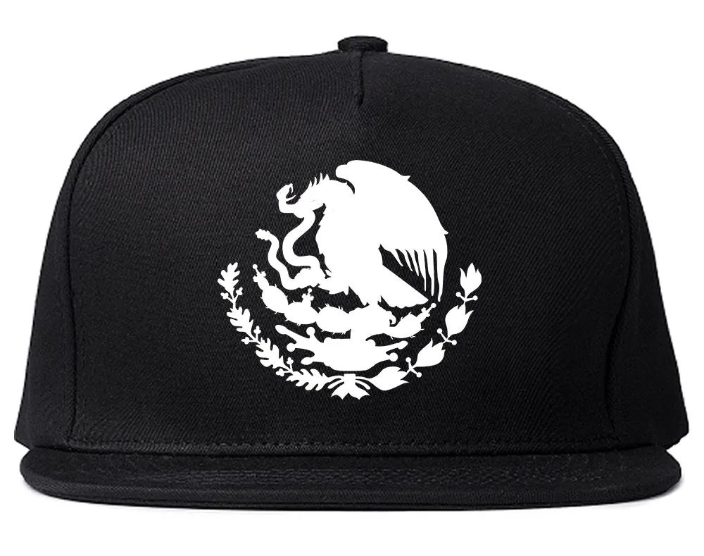 Mexican Color Coat Of Arms Mens Snapback Hat