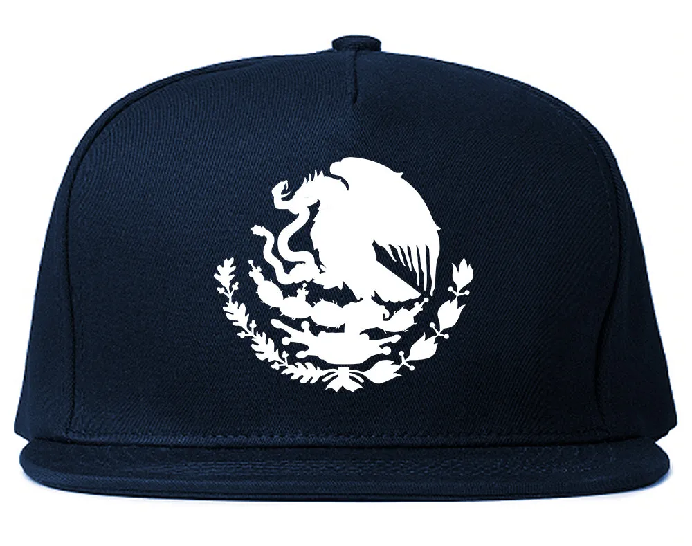 Mexican Color Coat Of Arms Mens Snapback Hat