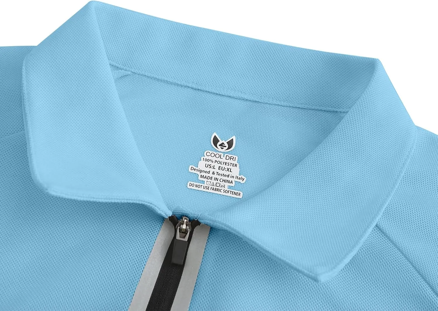 MOHEEN Golf Shirts for Men Lightweight Dry Fit Print Moisture Wicking Performance Short Sleeve Sports Polo Shirt