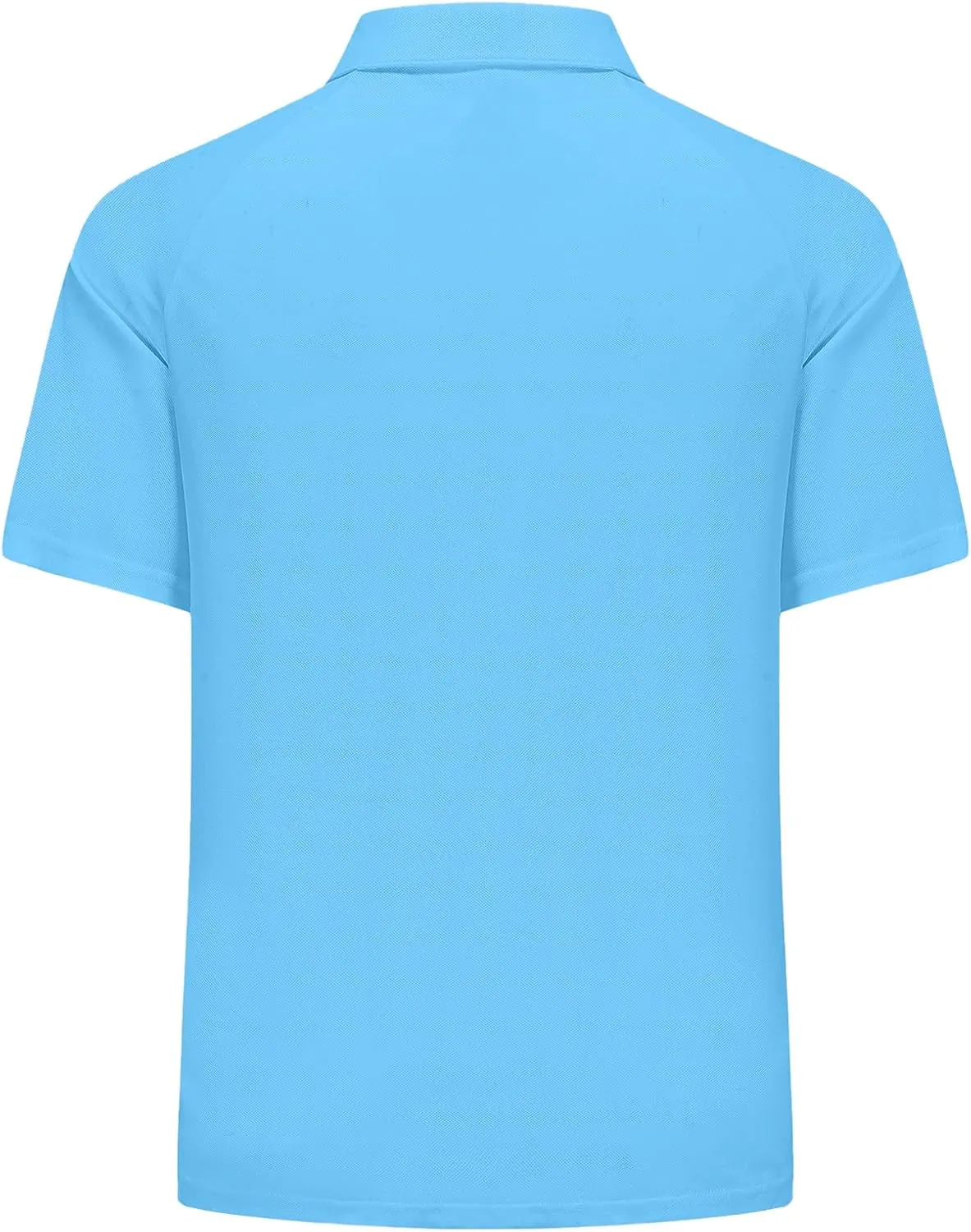 MOHEEN Golf Shirts for Men Lightweight Dry Fit Print Moisture Wicking Performance Short Sleeve Sports Polo Shirt