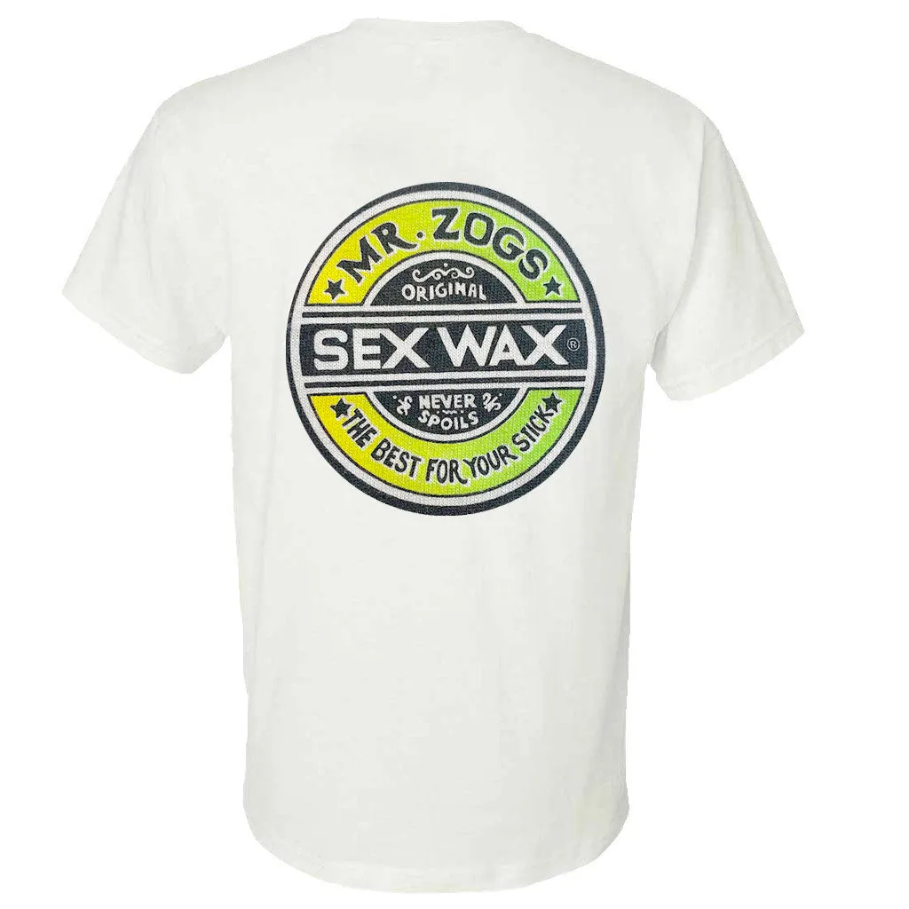 Mr. Zog's Sex Wax Mens Fade Tee - White