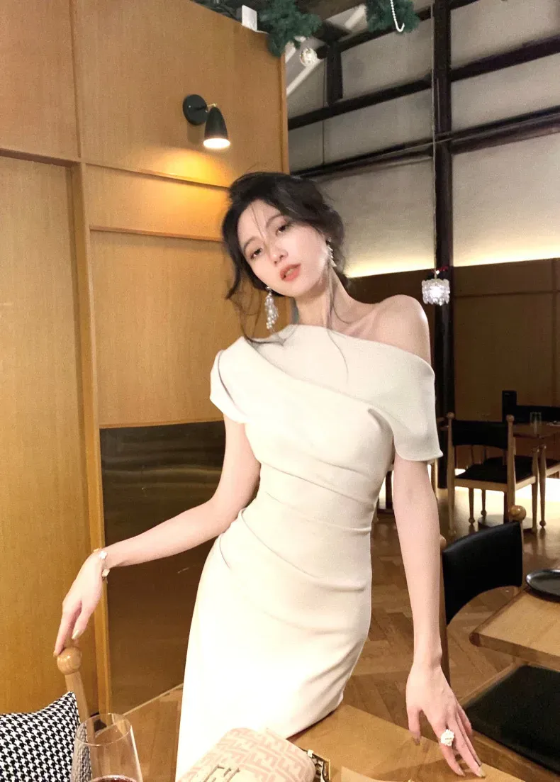 New Arrival Elegant Bodycon Sexy Vintage Casual Prom Party Midi Dress      S5420