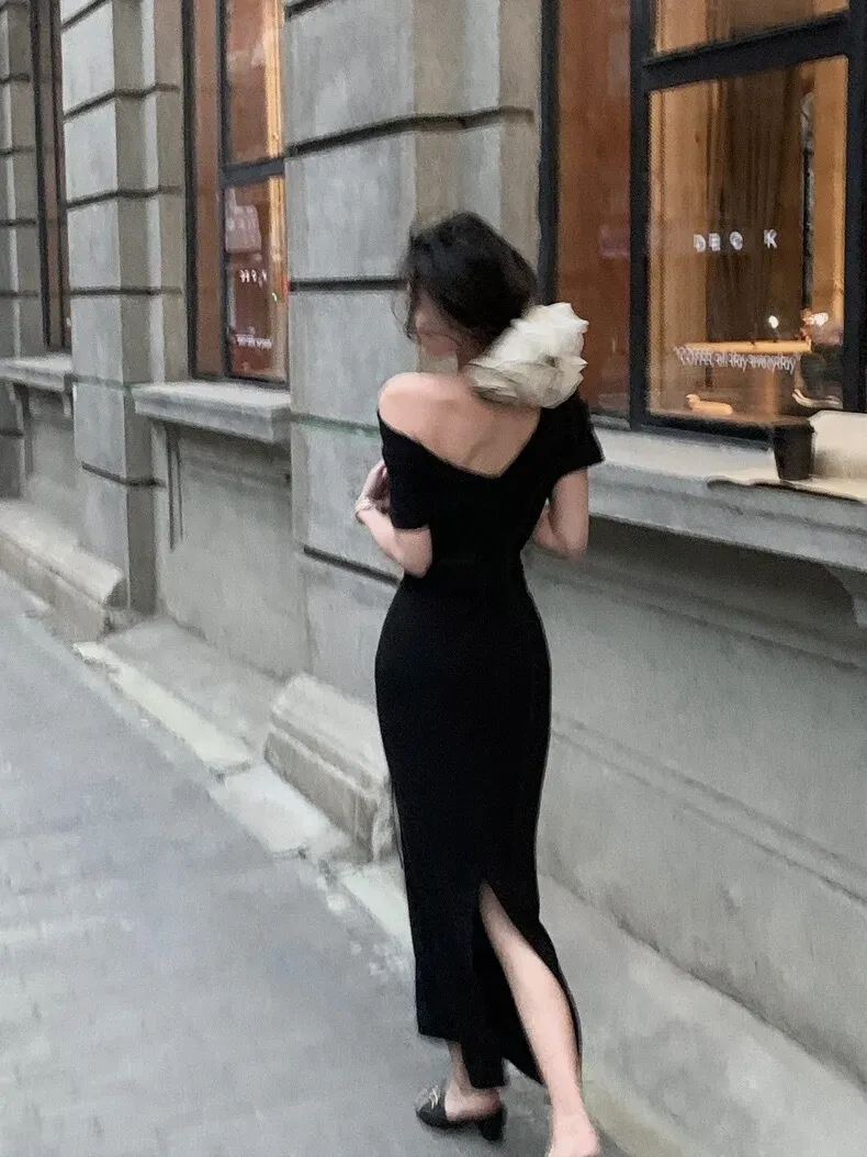 New Arrival Elegant Bodycon Sexy Vintage Casual Prom Party Midi Dress      S5420