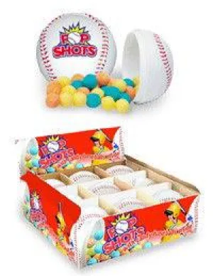 Pop Shots: Candy-Filled Baseballs - Sugary Treats for Sports Enthusiasts