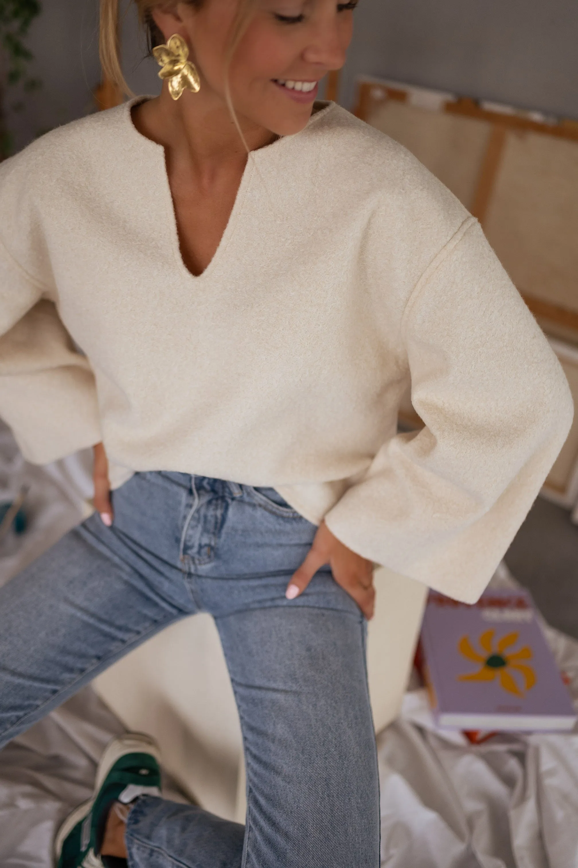 Pull Aisha - écru
