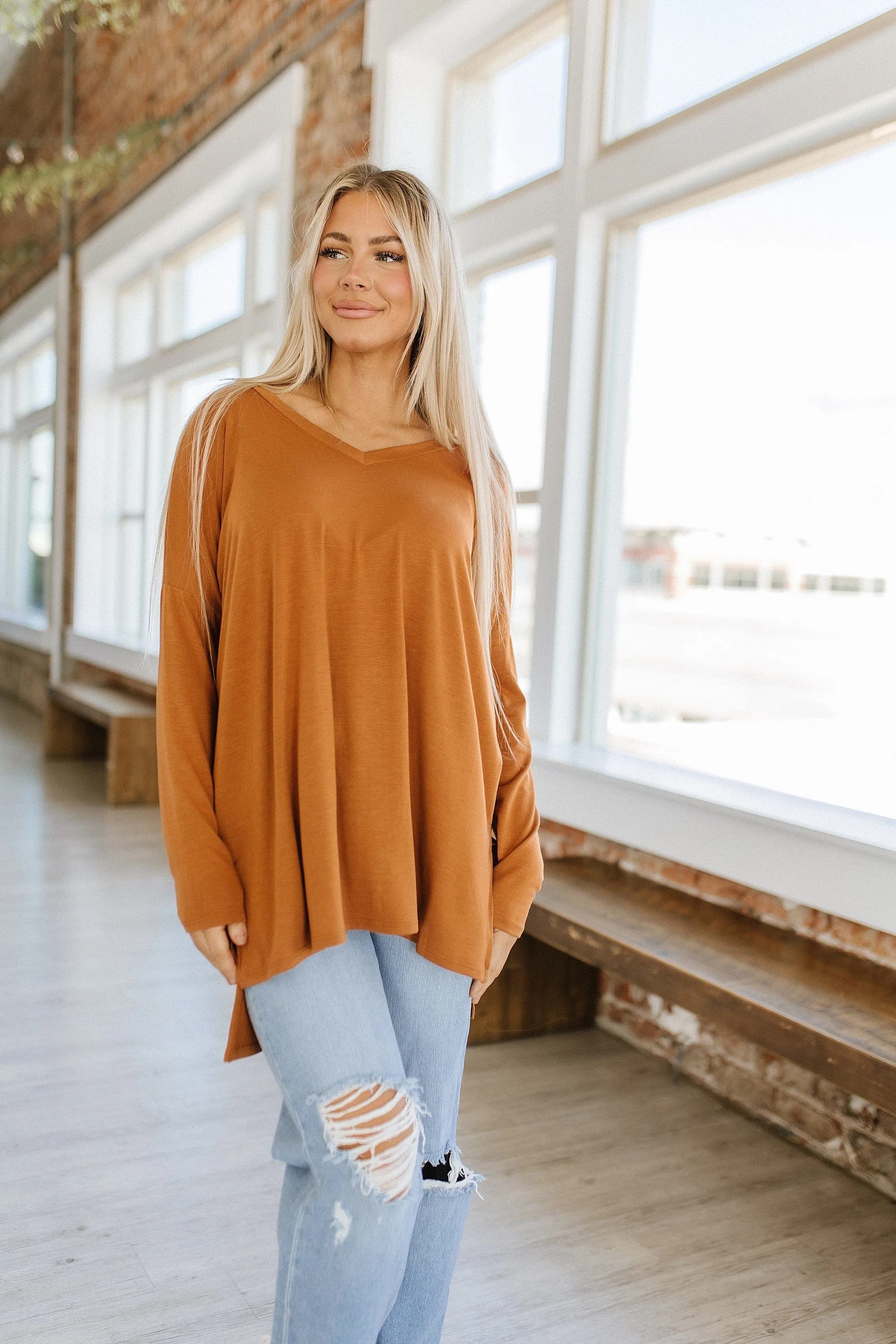SALE - Quinn Dolman V-Neck Tunic S-3XL