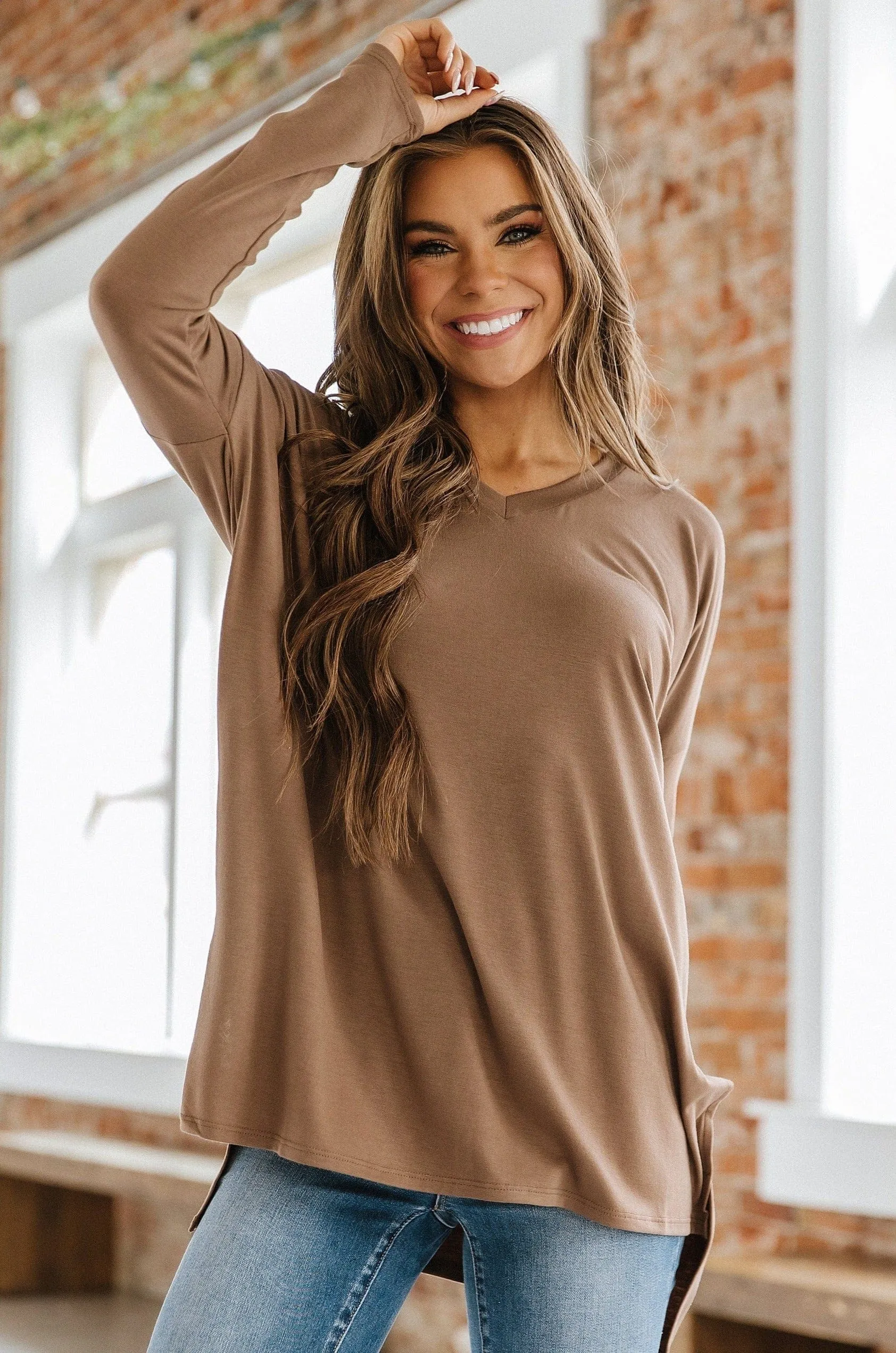 SALE - Quinn Dolman V-Neck Tunic S-3XL