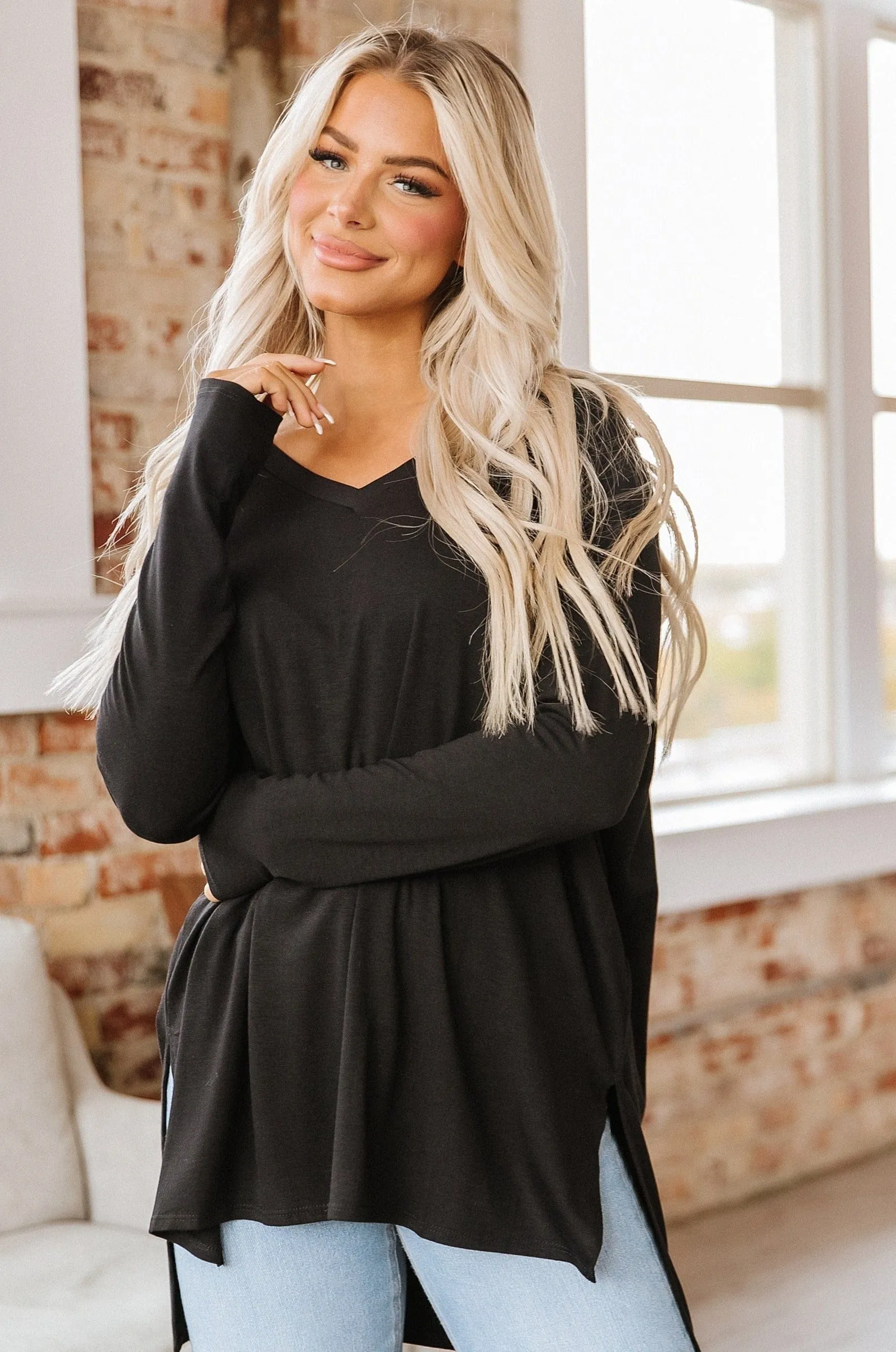 SALE - Quinn Dolman V-Neck Tunic S-3XL