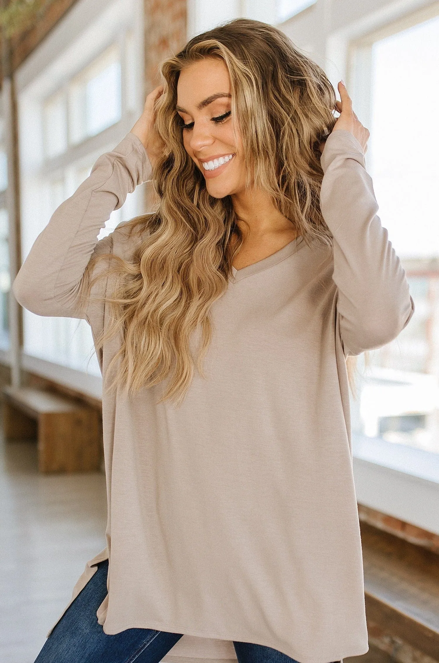 SALE - Quinn Dolman V-Neck Tunic S-3XL