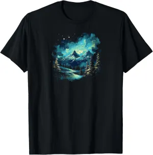 Serene Mountain Landscape T-Shirt