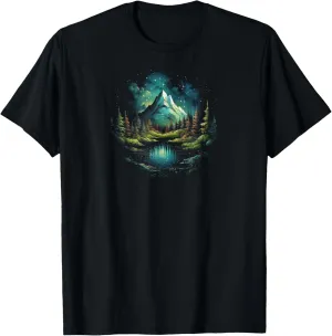 Serene Mountain Landscape T-Shirt