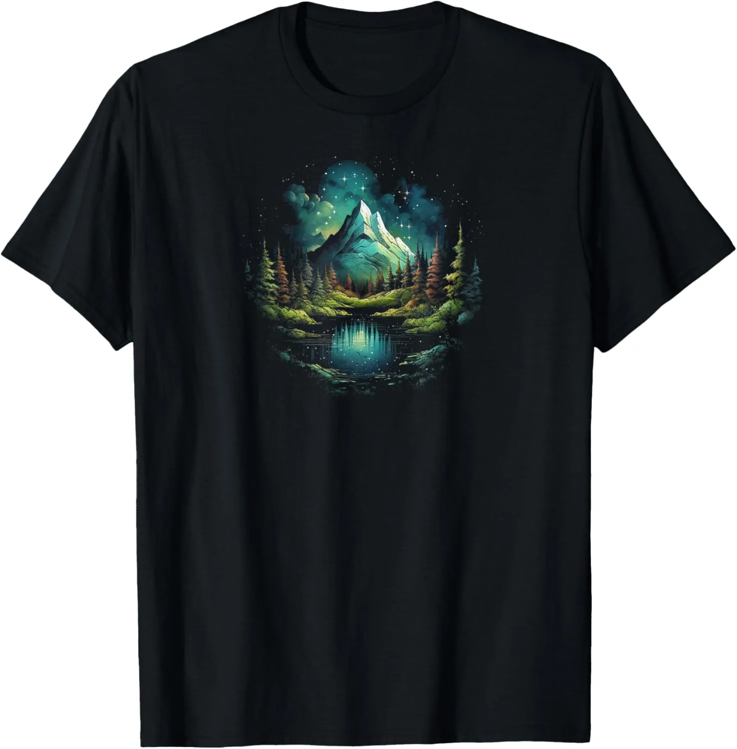 Serene Mountain Landscape T-Shirt