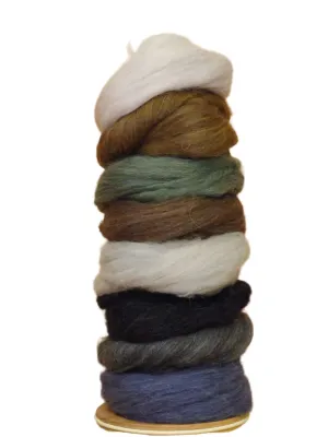 SILVER STREAKED ~ European merino mixed bag