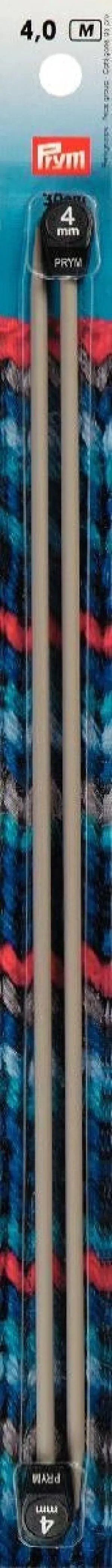 Single Pointed Aluminium Knitting Needles  - Various Sizes 4mm, 4.5mm,  5.5mm