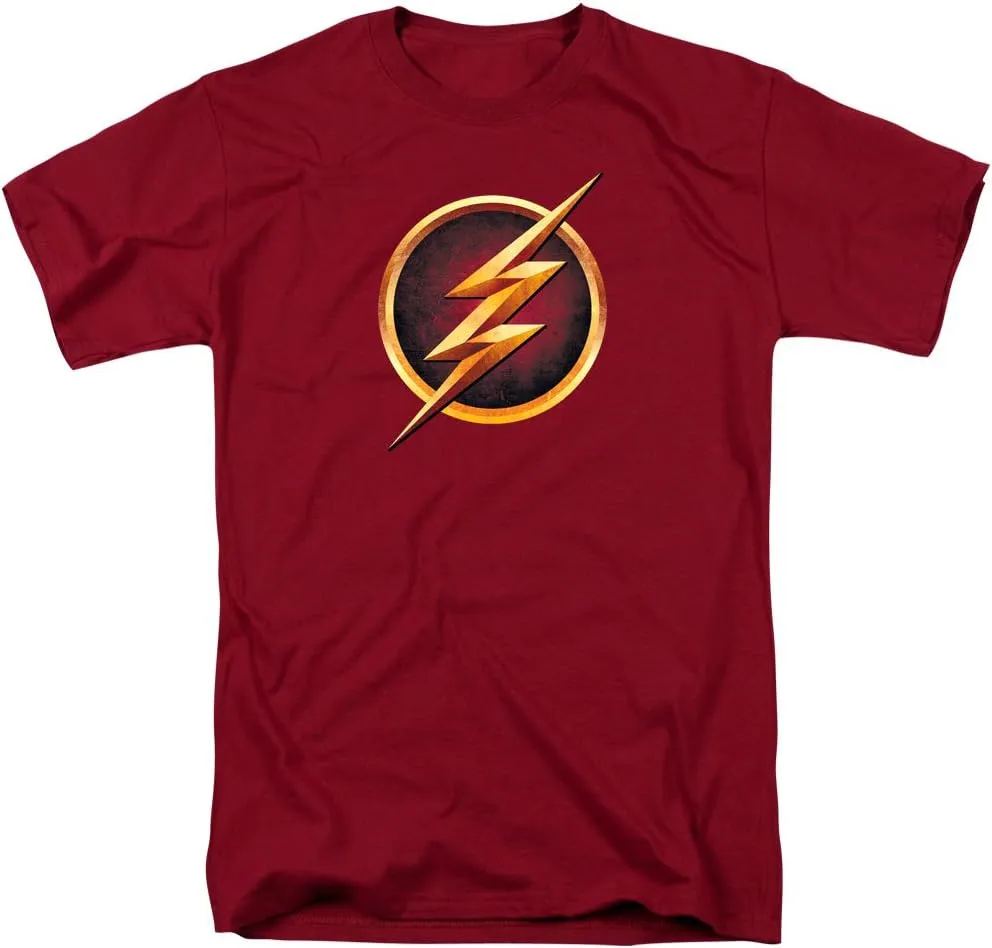 The Flash TV Series Logo Maroon T Shirt