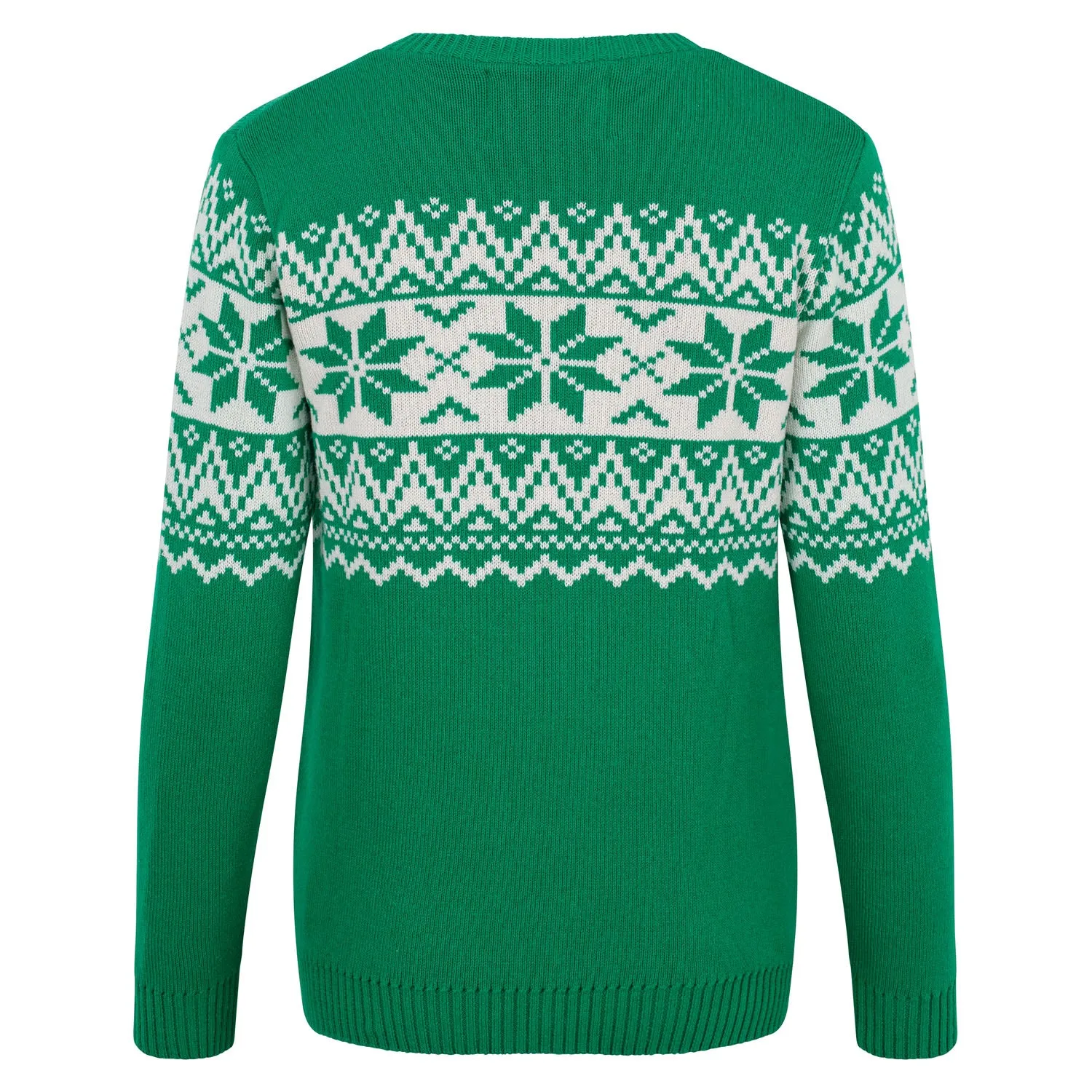 The Nordic Fairisle Women's Eco Christmas Jumper - Green
