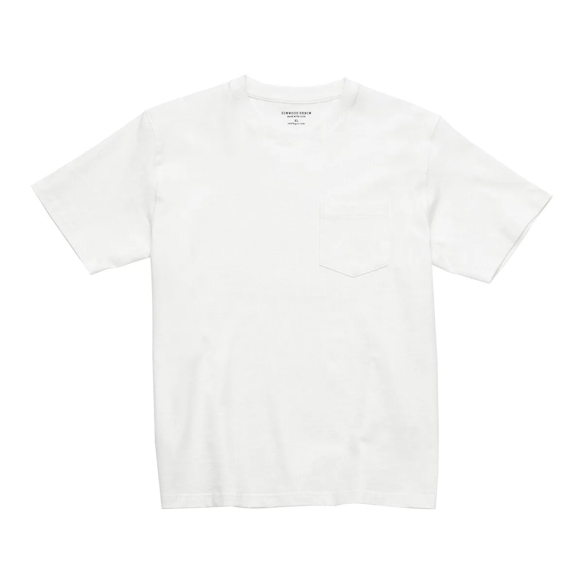 Thick Fabric Men's Solid Color T-shirt