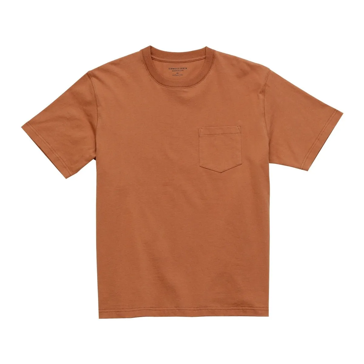 Thick Fabric Men's Solid Color T-shirt