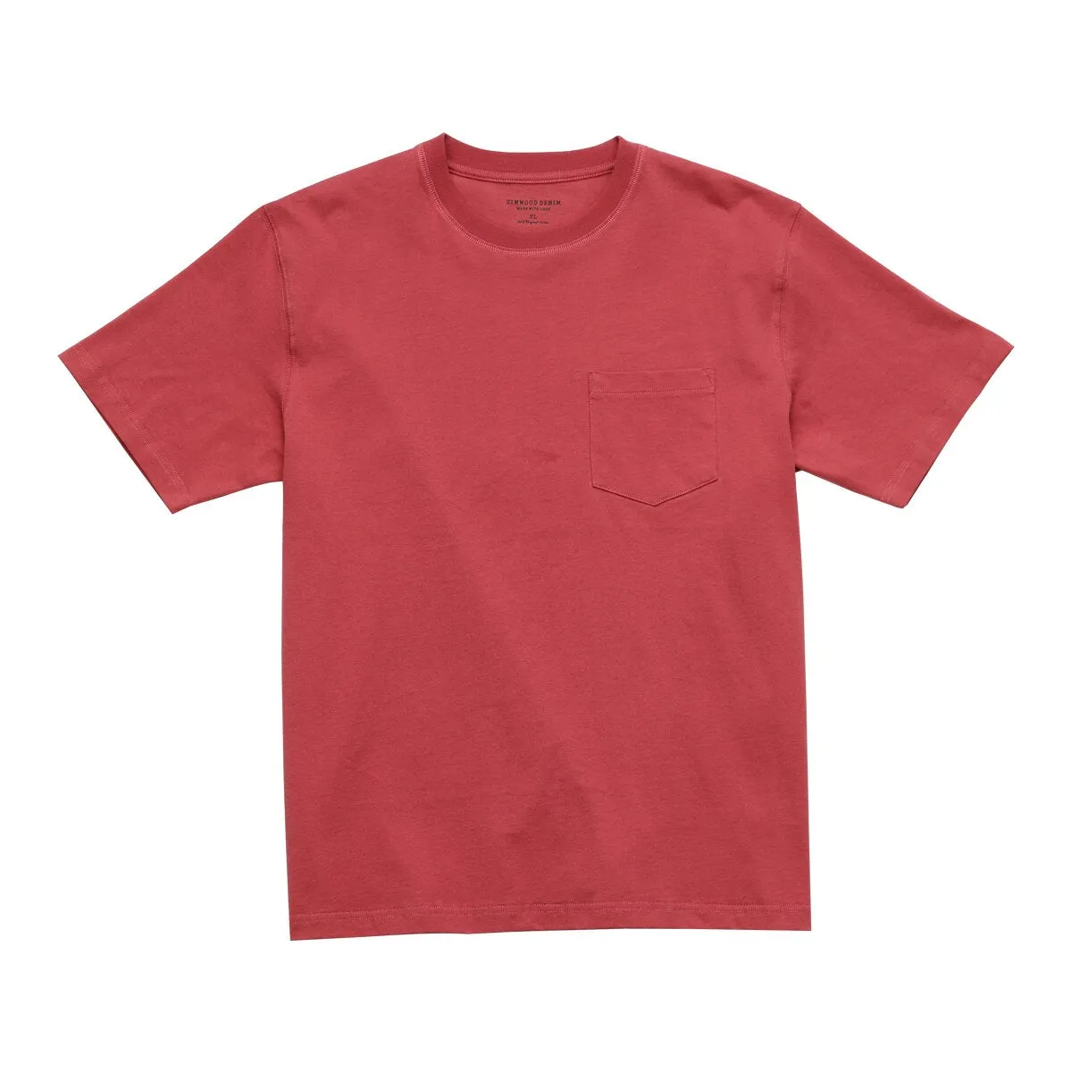 Thick Fabric Men's Solid Color T-shirt
