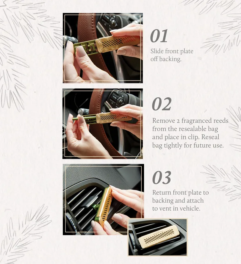 Thymes Frasier Fir Car Diffuser Refills