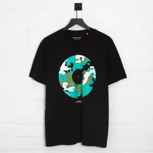 Vinyl Remixed Camo - Tshirt - Black